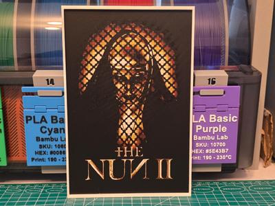 The Nun II Movie Poster - Hueforge Art