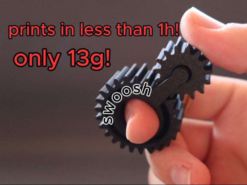 Gear Finger Spinner Fidget