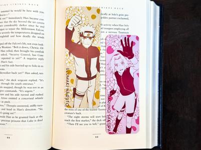 Naruto Bookmark Set - Naruto & Sakura