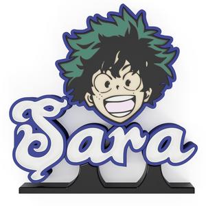 Lamp/First name Sara
