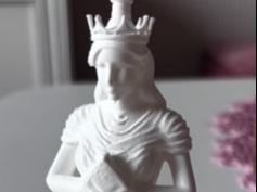 Queen chess figurine