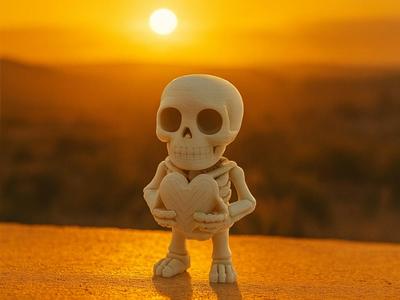 Heart Skeleton – Love from Eternity