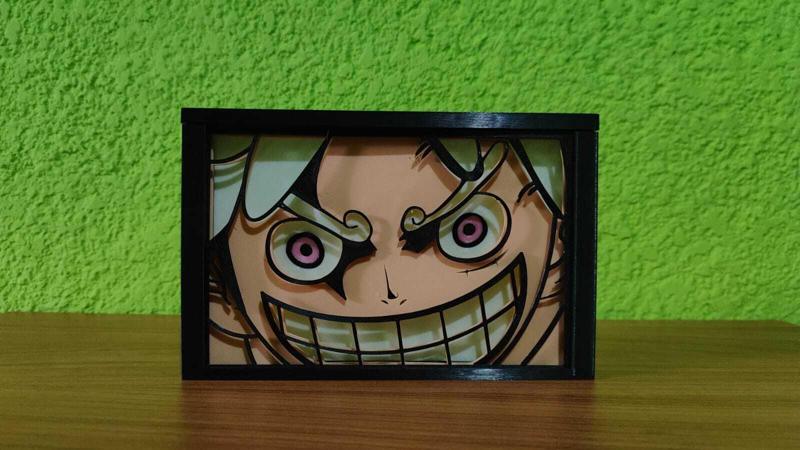 Portrait of Luffy ( Gear 5) from One Piece