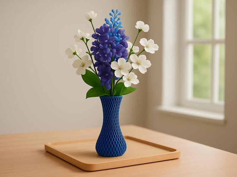 Sapphire Embrace Vase