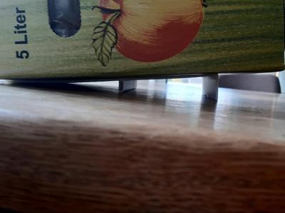 Slanted Apple Juice Carton Holder