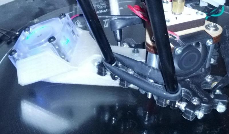 Low Profile Fan Duct for Rostock Printers