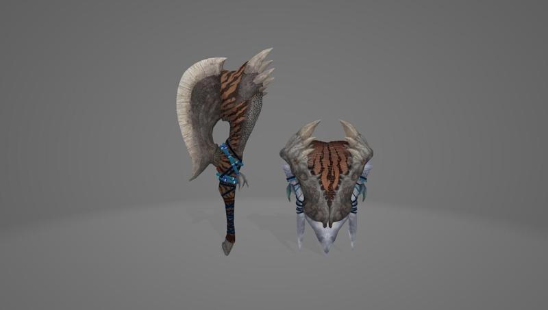 MONSTER HUNTER WORLD FULGUR ANJANATH SWORD AND SHIELD