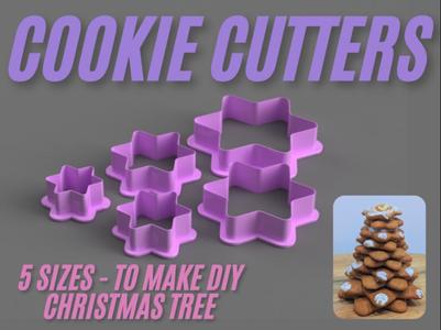 Cookie cutters 5 sizes to make DIY Christmas Tree