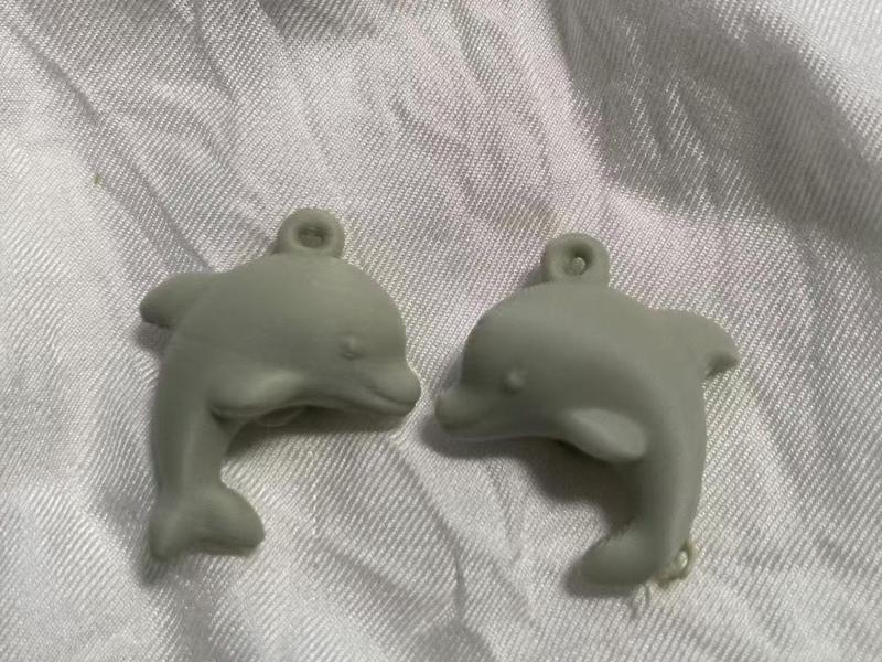 3D Printed Dolphin Earrings