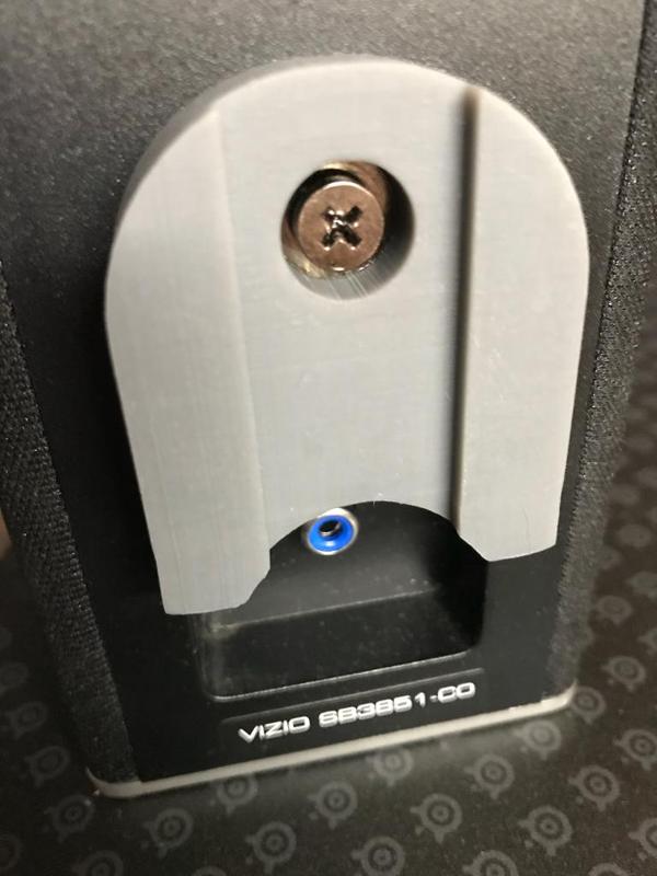 Vizio Surround Speaker Mount for 3M Command Velcro Strips