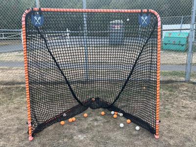 Lacrosse shooting pad for goal