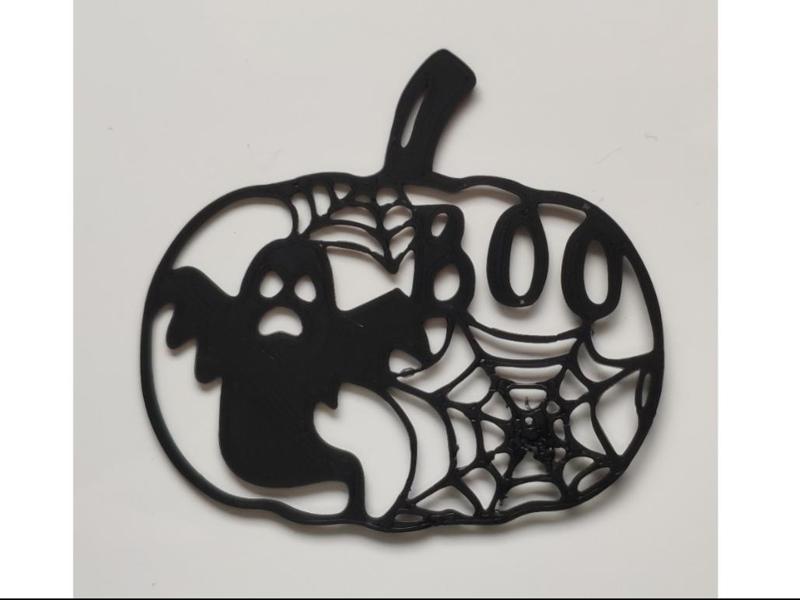 Halloween decoration - pumpkin sticker