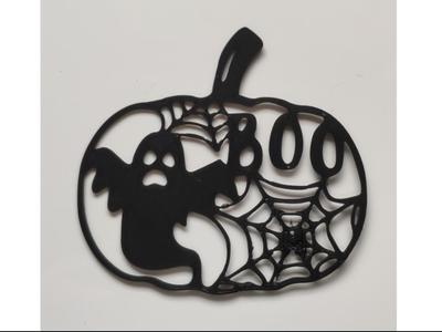 Halloween decoration - pumpkin sticker