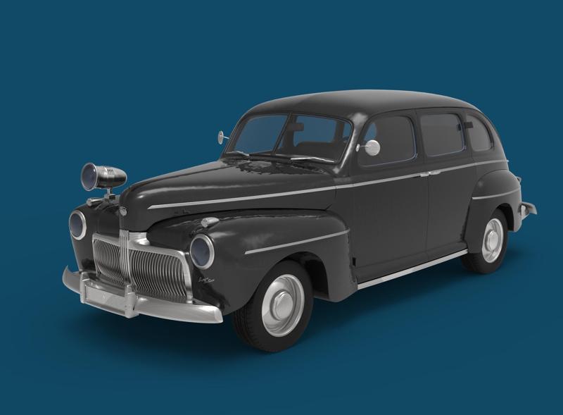 Ford V8 Super Deluxe Ready to Print