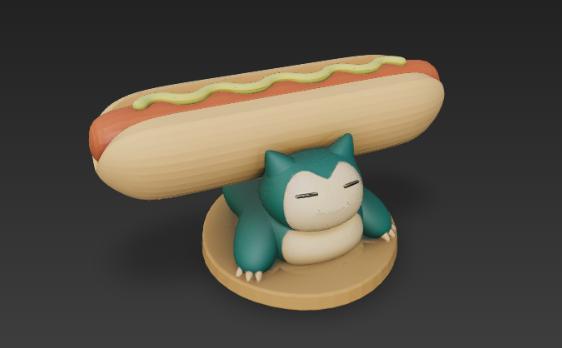 complete snorlax pokemon holder