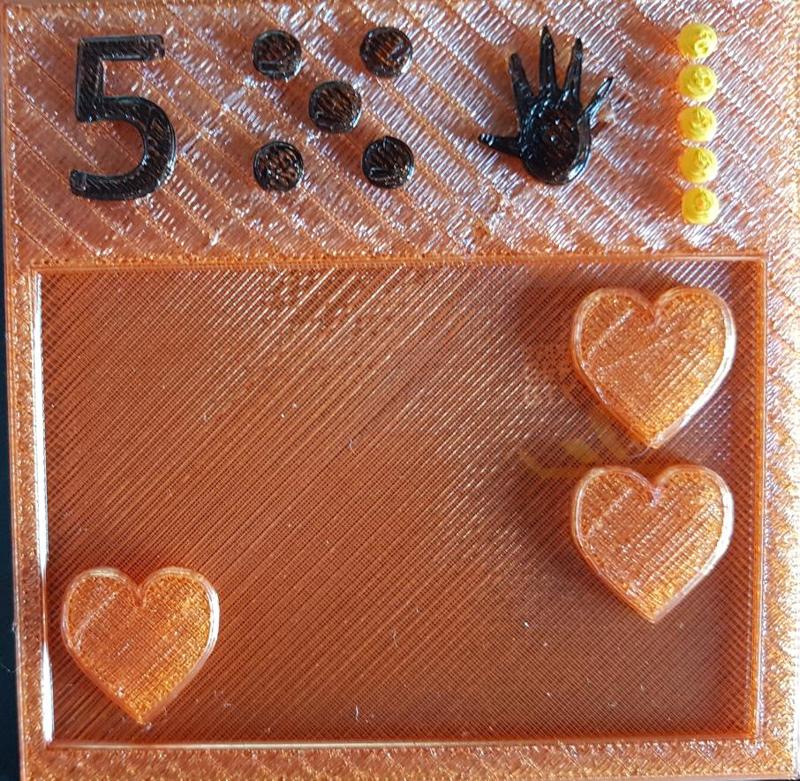 Fill in the numbers 2 to 5