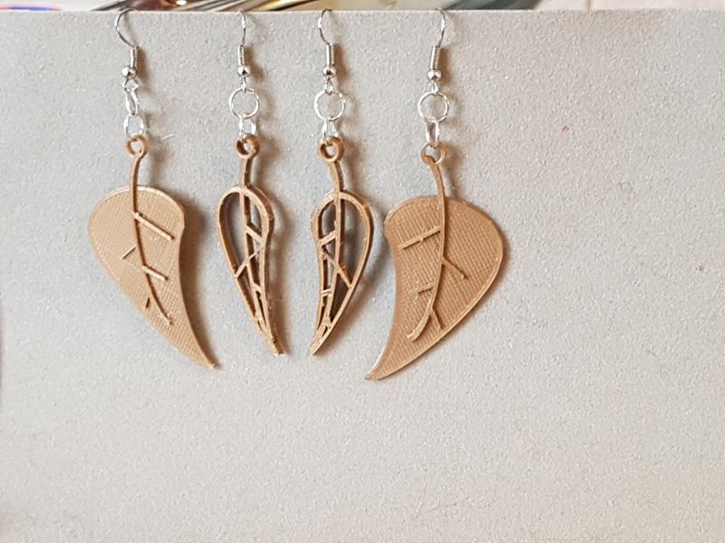 earring leaves leaves