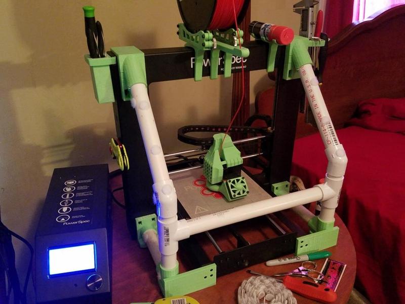 Wanhao Duplicator I3 PVC Style Z-Brace and extras