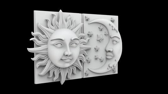 Sacred Geometry Hexagon Panel 3D Printable Wall Art