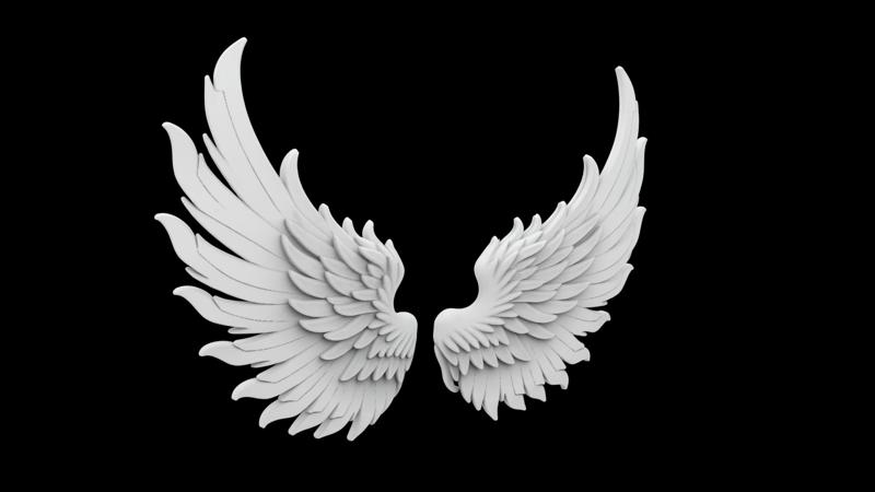 Phoenix Flame Wings 3d Print Model