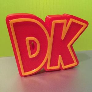 Donkey Kong DK Logo Letters Nintendo