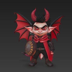 chibi demon gerrero 8