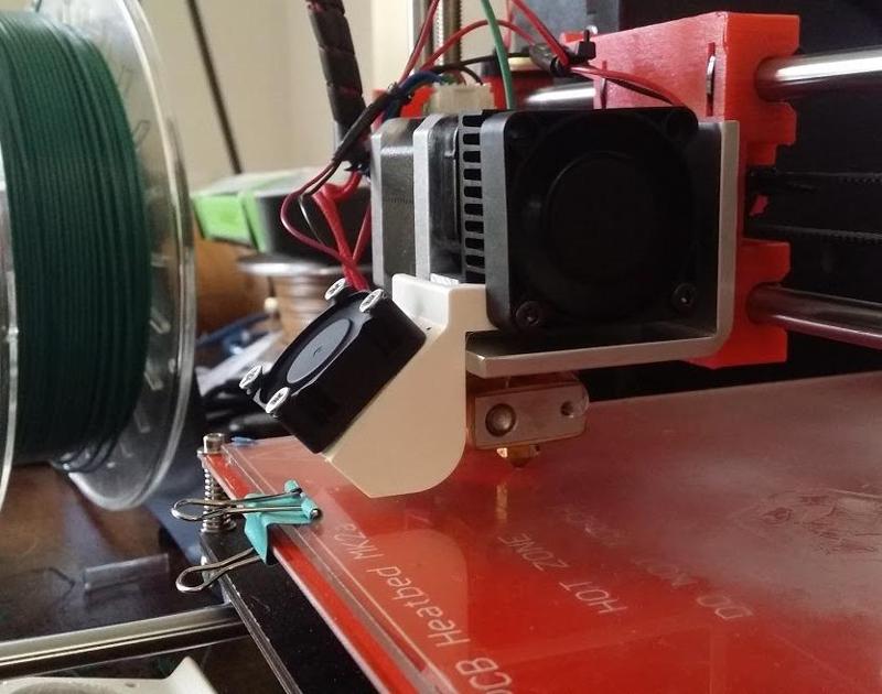 Prusa i3 30mm fan duct (for MK8)