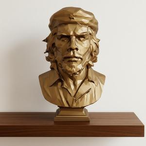Che Guevara Low Poly Bust Argentine Revolutionary Marxist Leader