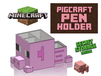 PigCraft Pen Holder