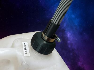 Canister lid (40mm) hose adapter generator