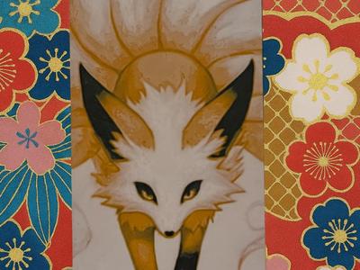 Ninetales Fox Bookmark