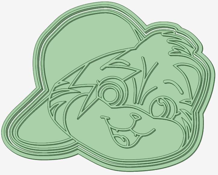 Lampo 44 cats cookie cutter