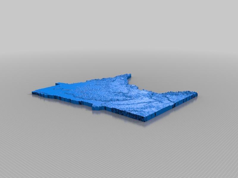3D Topo: Minnesota 