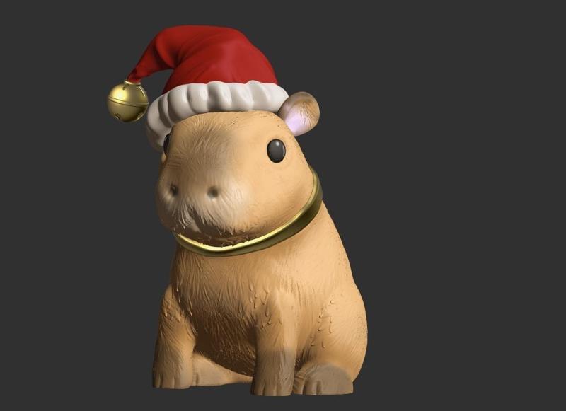 Capibara Chef Navideño - Special Pack with Capibara Classic, Chef and Navideño-Carpincho Ronsoco