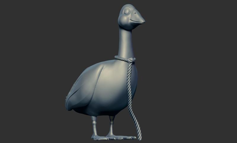 Morten the goose Cartoon Character