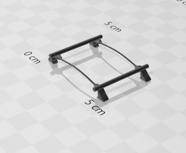 1/64th scale V10 luggage carrier