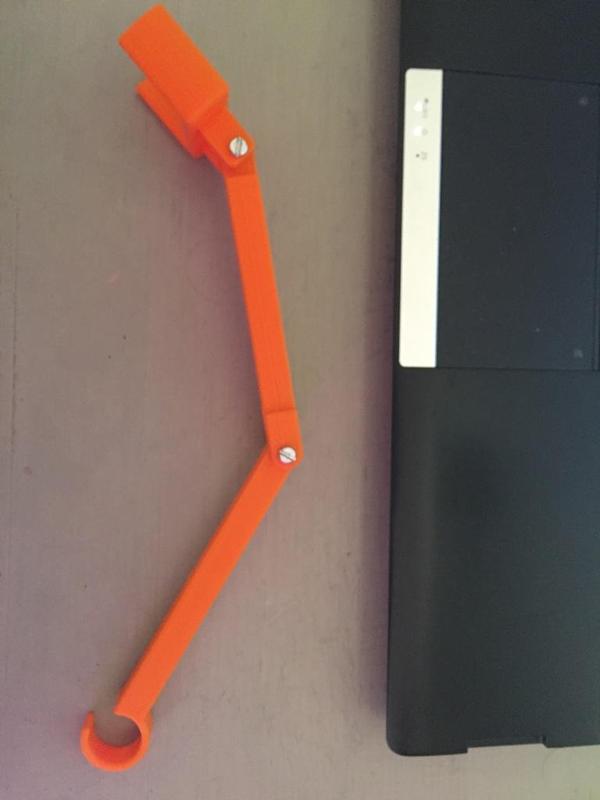 Support douille lampe pour fixation sur tringle