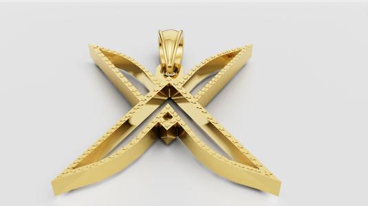 Textured Pendant  3D printable model