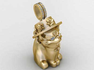 Cute Cat Inspired Pendant