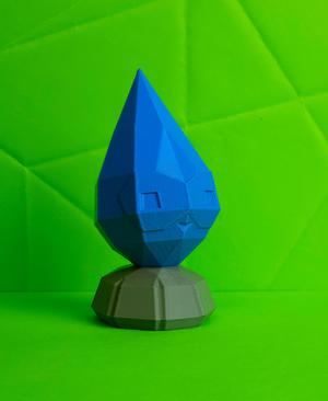 Castform Rainy Low Poly Pokemon