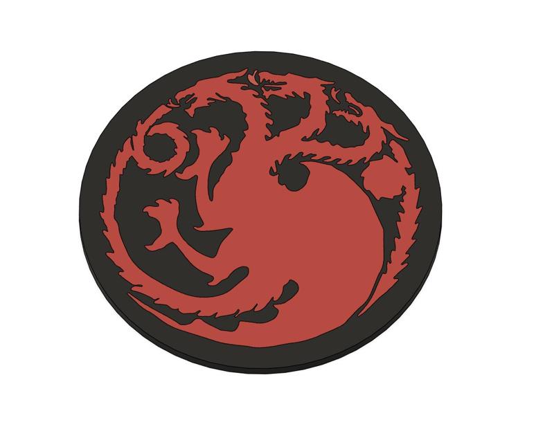 House of the Dragon/GOT - Targaryen Coaster