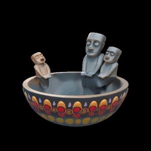 Rapa Nui Monumental Bowl Holder 3D Render