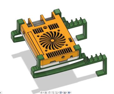 Case and support for NAS with Orange Pi and Toshiba HD