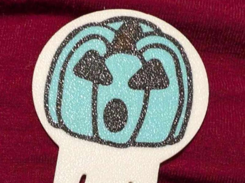 Pumpkin Bookmark for Halloween