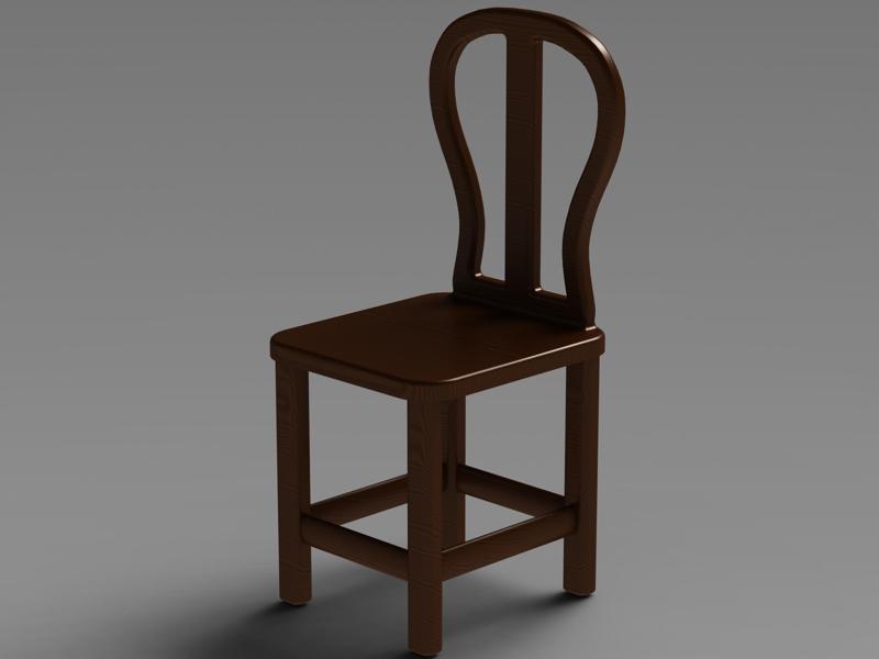 Teak Classic Backrest Dining Chair