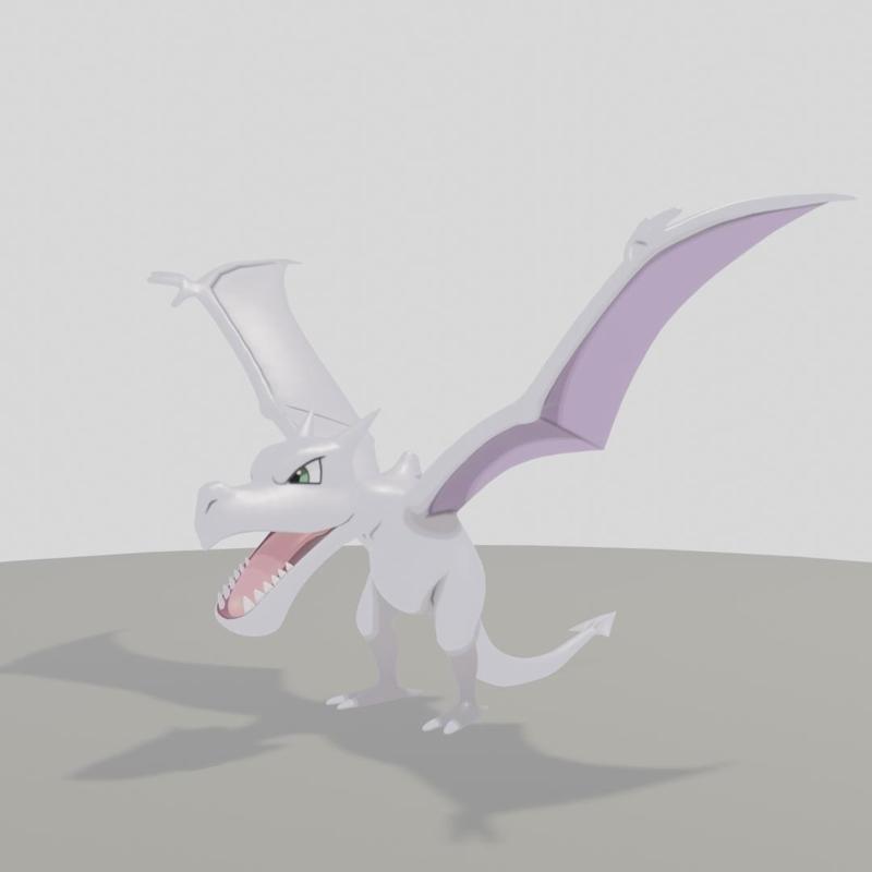 #142 - Pokémon - Ptera - Aerodactyl - Gen 1