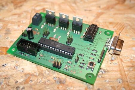 Temperatur controller / Extruder Board for EMC2 Reprap over Rs232 