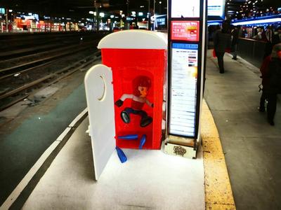 Port-a-potty Outhouse scale