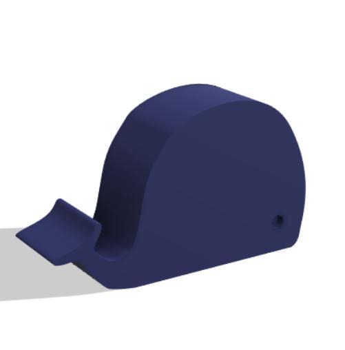 Whale-shaped whale mobile phone holder or holder