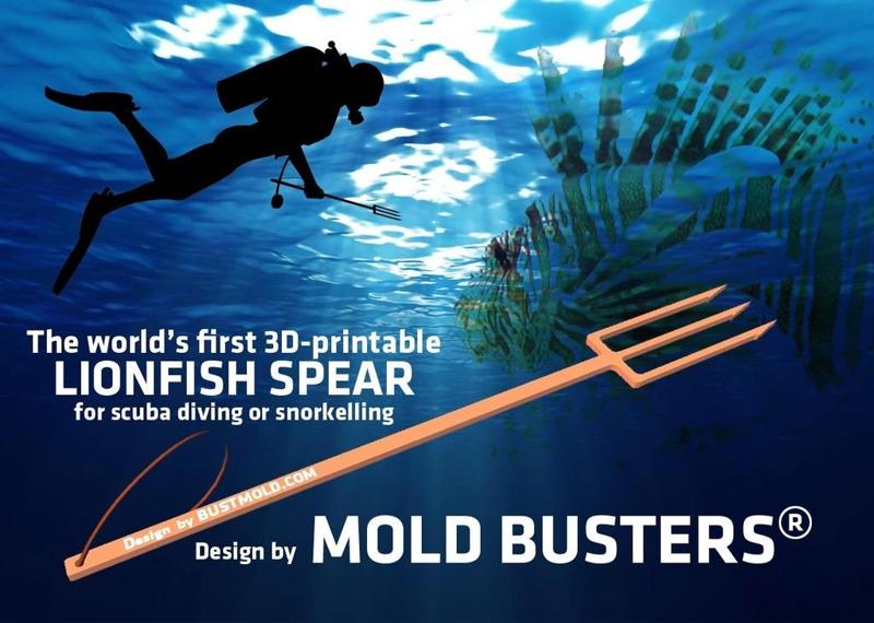 Dive Spear for LionFish Hunting 3D Printable